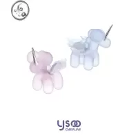 JiMi独角兽!带翅膀~/可爱透明耳饰耳环耳坠设计感少女感