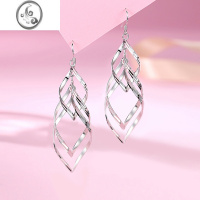 JiMi银耳环女银银2023年新款潮气质小众个性网红高级耳饰原创时尚耳坠