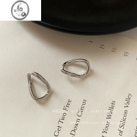 JiMi设计感不规则圈圈耳环女耳圈2023新款高级轻奢小众精致耳钉