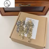 JiMi欧美新款夸张个性显脸瘦耳环流苏气质百搭耳坠长款新娘设计感耳饰