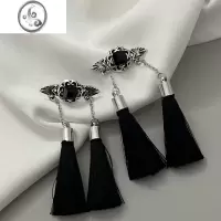 JiMi新娘结婚新中式耳饰高级感复古流苏耳环古风汉服配饰旗袍耳坠女