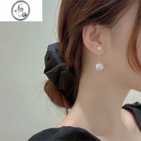 JiMi长款珍珠流苏耳环2023年新款潮小众设计感高级耳坠气质显脸瘦耳饰