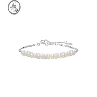 JiMiZEGL巴洛克碎银子淡水珍珠手链女轻奢小众精致2023年新款复古手饰