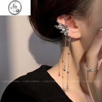 JiMi超仙精灵蝴蝶流苏耳骨夹女夏2023年新款小众设计感无耳洞耳夹耳饰