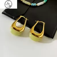 JiMi葡萄绿~包包耳环女法式轻奢小众高级感水滴耳钉复古耳坠气质耳饰