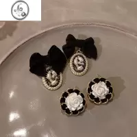 JiMi秋冬复古气质耳夹女无耳洞高级感轻奢名媛耳环小众设计感独特耳饰