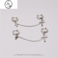 JiMi耳夹无耳洞女酷帅暗黑冷淡风耳骨夹耳环一体式黑暗朋克饰品