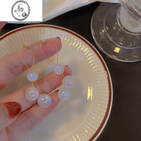 JiMiSUGAR 气质人鱼姬珍珠耳饰轻奢高级感小众设计耳环女2022年新款潮