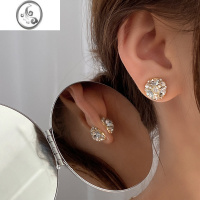 JiMi气质无耳洞耳夹无痛吸力强磁铁耳环女2021年新款潮轻奢小众耳饰品