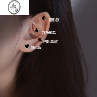 JiMi磁吸耳夹女无耳洞星星爱心吸铁石简约设计假耳饰耳钉耳骨夹耳蜗钉