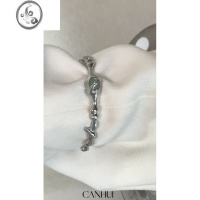 JiMiCANHUI新中式轻奢竹节手镯女男潮ins小众设计百搭冷淡可调节手环