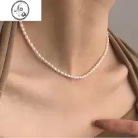 JiMi手作复古施家小米珍珠项链女潮网红ins颈链高级感锁骨链法式