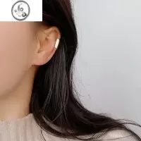 JiMi简约无耳洞耳骨夹中性冷淡风金属感耳夹潮流设计感光面高级感耳饰
