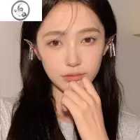 JiMi即刻拥有精灵耳!显脸小耳挂女耳夹无耳洞耳骨夹流苏耳饰小众耳环