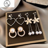 JiMi法式复古无痛耳夹女网红新款小众设计高级感耳骨夹无耳洞耳环耳饰