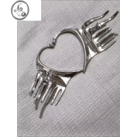 JiMi精灵撩发耳挂耳夹怪抓耳后耳饰ins小众设计气质耳环女2023年新品