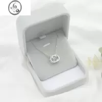 JiMi925银银跳动的心项链女轻奢小众设计高级感闺蜜礼物ins2023新款夏