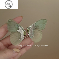 JiMidayastudio 超仙精灵蝴蝶网纱耳环轻奢高级感小众设计气质ins夏天