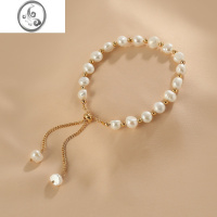 JiMi巴洛克异形珍珠手链女轻奢小众精致手镯ins珠子闺蜜手串