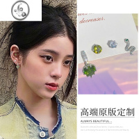JiMi欧阳娜娜同款耳骨钉小众独特ins超闪耳饰女个性耳蜗钉耳钉高级感