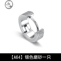 JiMi耳环2023年新款潮男嘻哈韩版简约个生圈ins暗黑男士耳钉单只