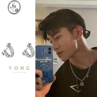 JiMi得物高级耳骨钉银针耳环男士潮流痞帅小众简约耳钉养耳女ins嘻哈