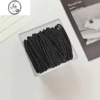 JiMi新款头绳ins简约 发圈细款发绳不伤发发圈高弹力皮筋