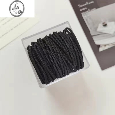 JiMi新款头绳ins简约 发圈细款发绳不伤发发圈高弹力皮筋