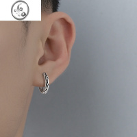 JiMi青藤耳环S925银银小众男潮高级感个性ins男士耳钉单只痞帅女耳饰