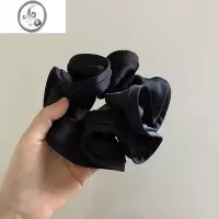 JiMiBusan法式复古木耳边花苞缎面大肠发圈头绳ins简约气质发绳女