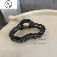 JiMi今天是气质美女!韩系ins风异形大号抓夹随意盘发后脑勺鲨鱼发抓