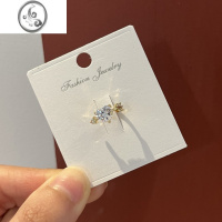 JiMi[楼哈哈]Y2K甜酷耳夹无耳洞女小众冷淡风一箭穿心锆石超闪耳骨夹