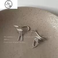 JiMi精灵耳朵流苏耳饰无耳洞耳夹女夏季耳挂小众设计感高级耳环耳骨夹