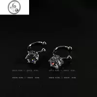 JiMi夜空中闪亮的星!镶钻耳骨夹高级感耳夹女无耳洞耳环通勤百搭耳饰