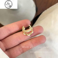 JiMi小香风缠绕双层锆石耳夹女耳环轻奢小众高级感无耳洞耳骨夹耳饰潮