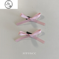 JiMi夏季新款蝴蝶结发夹芭蕾少女风ins丝带绑发法式甜美发卡头饰发饰