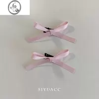 JiMi夏季新款蝴蝶结发夹芭蕾少女风ins丝带绑发法式甜美发卡头饰发饰