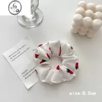 JiMi夏季新款猪大肠发圈ins森系发绳丸子头少女扎头发皮筋头绳发饰