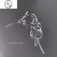 JiMiyyds冷性风链条流苏耳夹女无耳洞耳环2023年新款潮简约耳骨夹耳饰