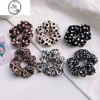 JiMi秋冬豹纹大肠圈发圈韩国网红ins简约头绳成人皮筋女扎头丸子头饰