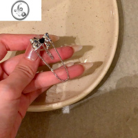 JiMi高级感蝴蝶结流苏耳骨夹轻奢小众设计耳环无耳洞耳夹甜酷风耳饰女