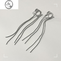 JiMi流苏气质耳夹简约个性冷淡风潮流高级感职场耳饰无耳洞圆圈耳夹女