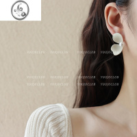 JiMiYOUJUclub-香水百合 小众设计感花瓣耳钉超仙女简约甜美耳环耳夹