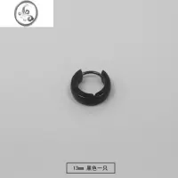JiMi嘻哈街头原创耳钉男hiphop街舞大耳环耳圈扣韩版耳夹单只潮流个性