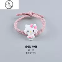 JiMi可爱kitty猫发圈网红ins少女头绳甜美发饰扎头发绳橡皮筋女生皮套