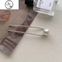 JiMiu型发簪新中式珍珠发叉现代丸子头女簪子头饰发夹高级感发钗盘发