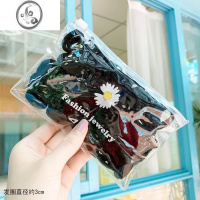 JiMi50根袋装新款橡皮筋彩色小发圈女粗高弹力简约韩国ins绑扎头发绳