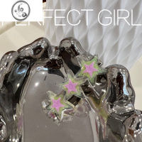 JiMiy2k绝美可爱星星发夹原创小众设计发夹辣妹五角星刘海夹侧边夹ins