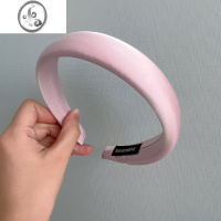 JiMi韩国新款网红ins高级感海绵发箍女夏天高颅顶简约发卡头箍发饰品