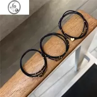 JiMi多股弹力简约发绳韩版少女爱心发圈ins网红皮筋套百搭丸子头饰绳